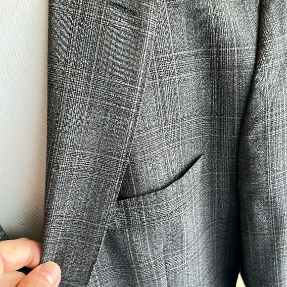 Hugo Boss Super 130 Blazer Charcoal  Size 40 R - Picture 7 of 15